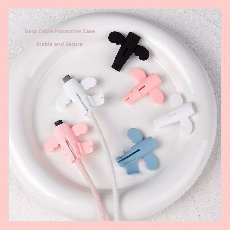 Little Angel Cable Saver - Cute Pink Cord Protector — product photo