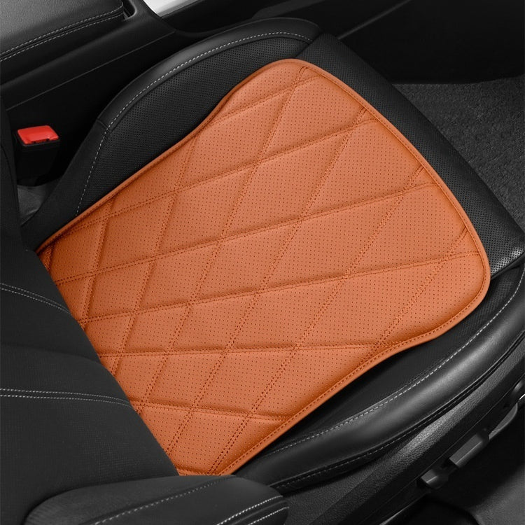 Ventilated Leather Car Seat Cushion – Cool Comfort Mat — product photo