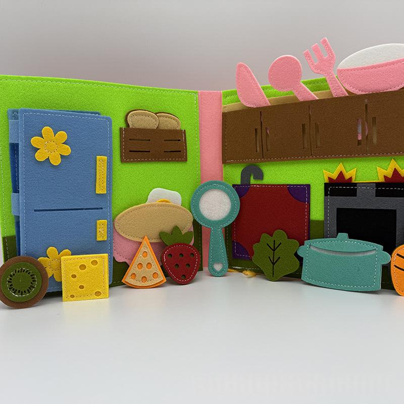 Busy Book: Felt Cloth Life Skills Learning Book — product photo