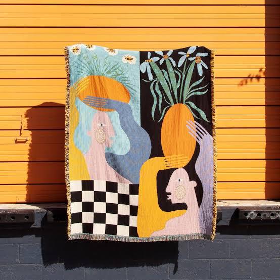 Artist Tapestry Sofa Throw Blanket - Decorative Accent β product photo