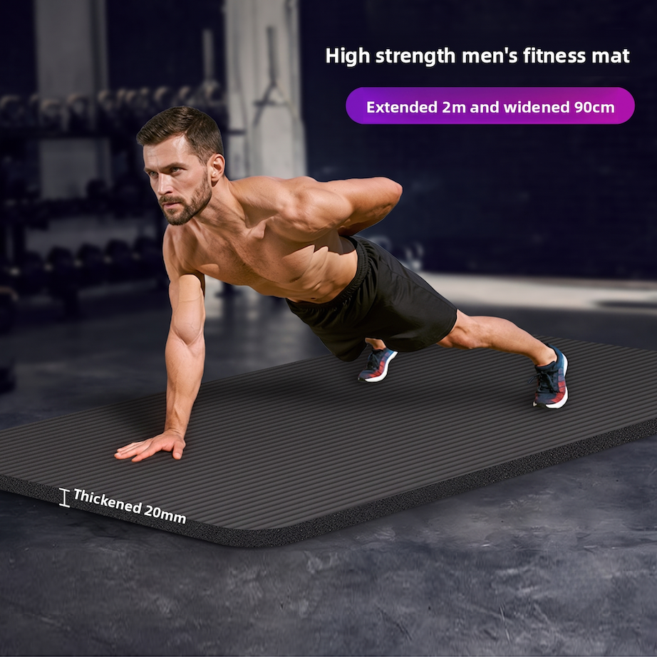 Full-Space Yoga Mat — Extra Long, Wide & Thick