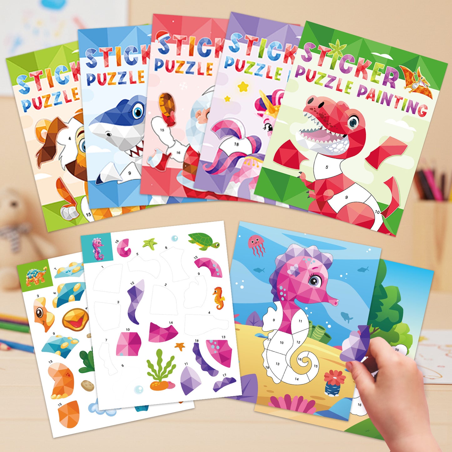 3D Puzzle Stickers – Build & Stick Creative Kit — product photo