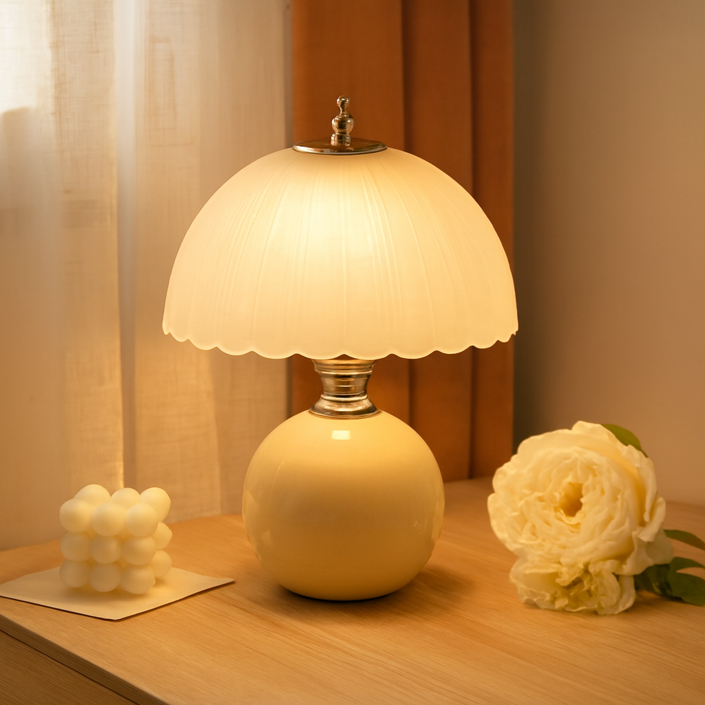 Ambient Bedside Night Light for the Master Bedroom — warm lifestyle