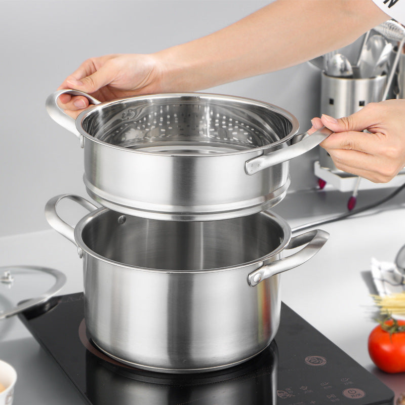 Stainless Steel Milk Pot & Steamer – Café Pours at Home — product photo