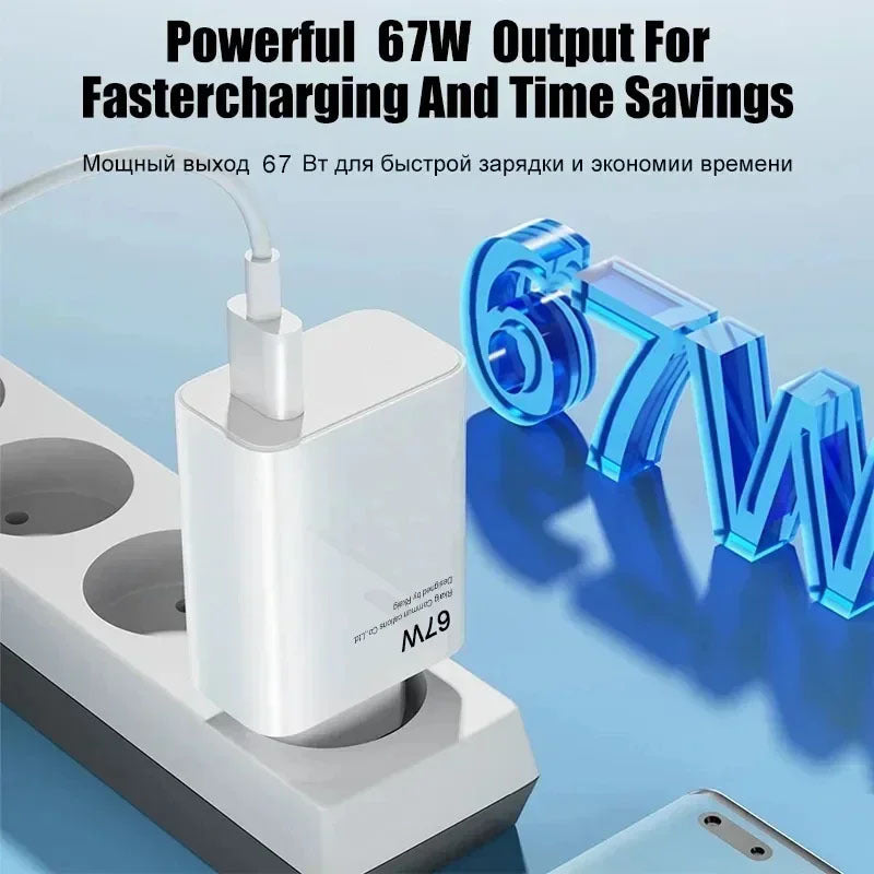 67W GaN Fast Charger — Compact Power for Every Device — product photo