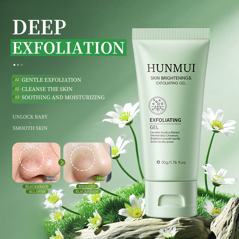 HUNMUI Whitening Exfoliating Gel – Smooth & Bright Skin Polish
