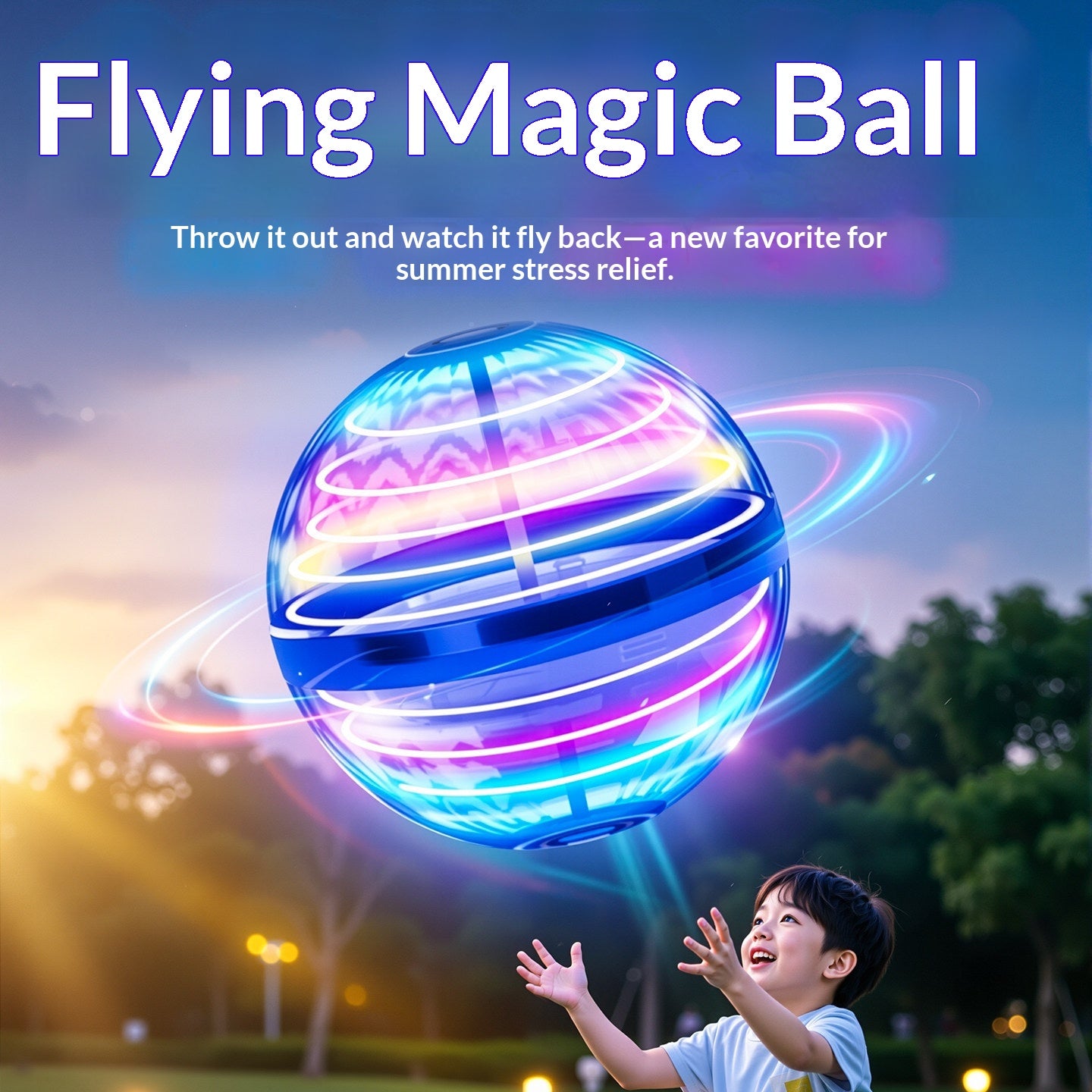 UFO Hover Ball – Hand-Sensing Flying Toy for Kids — product photo
