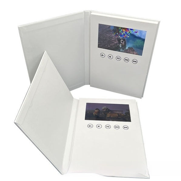 Video Greeting Card - Blank Hardcover Keepsake, 7-Inch