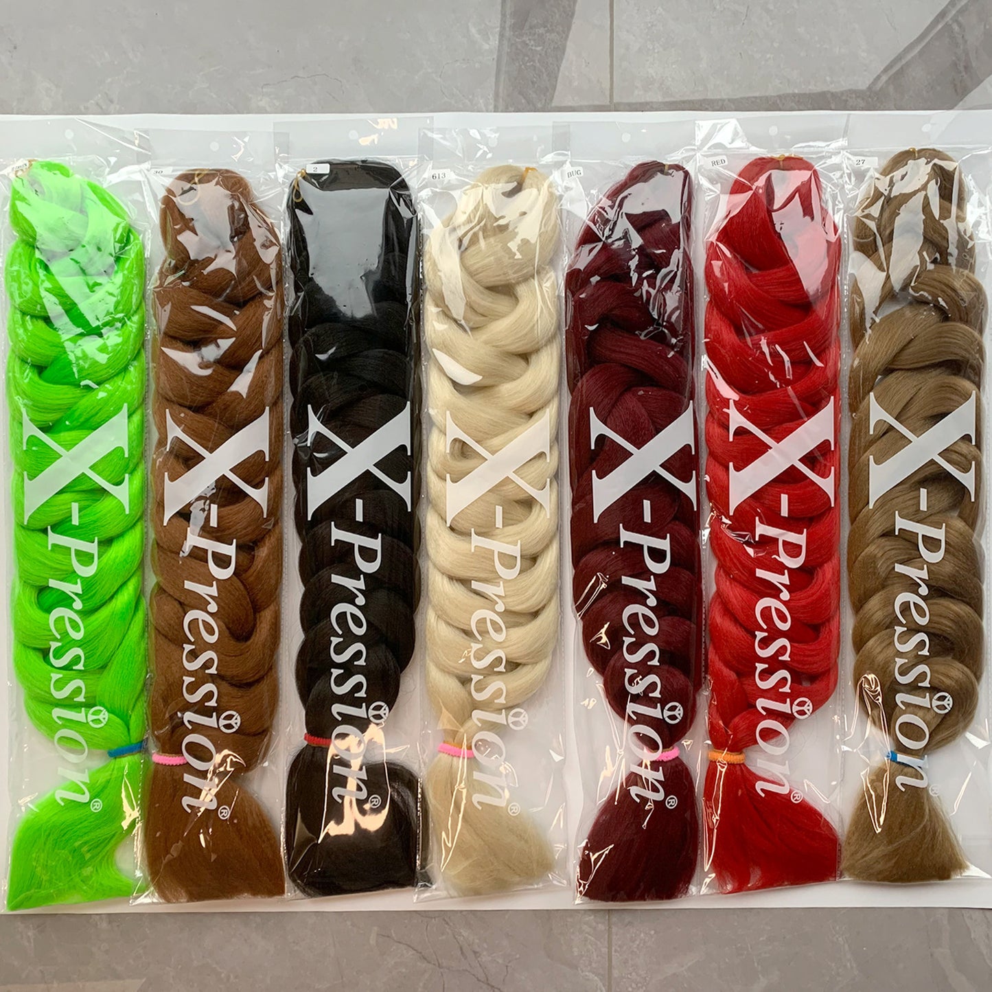 Multi-Color Braided Ponytail Extension – Instant Statement Hair