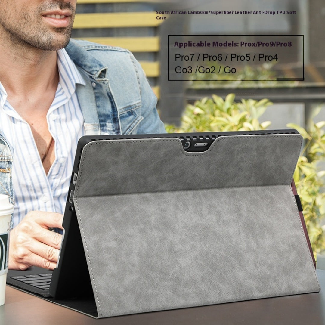 Leather Surface Pro Sleeve — Slim Fit Case (7/8/9/X) — product photo