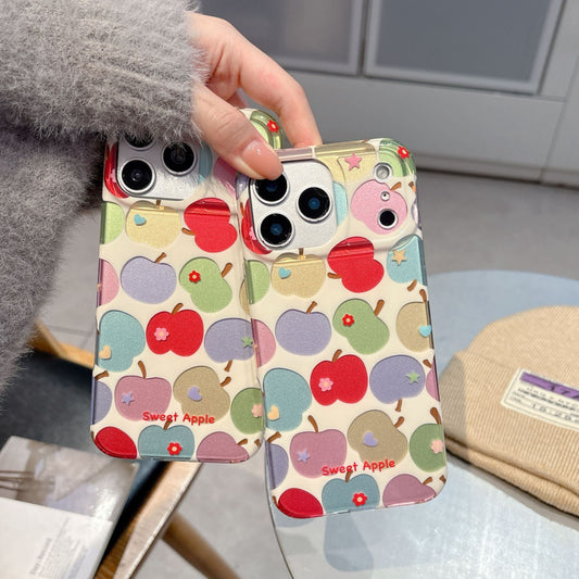 Electroplated Flower Phone Case – Shimmer Bloom Design — product photo