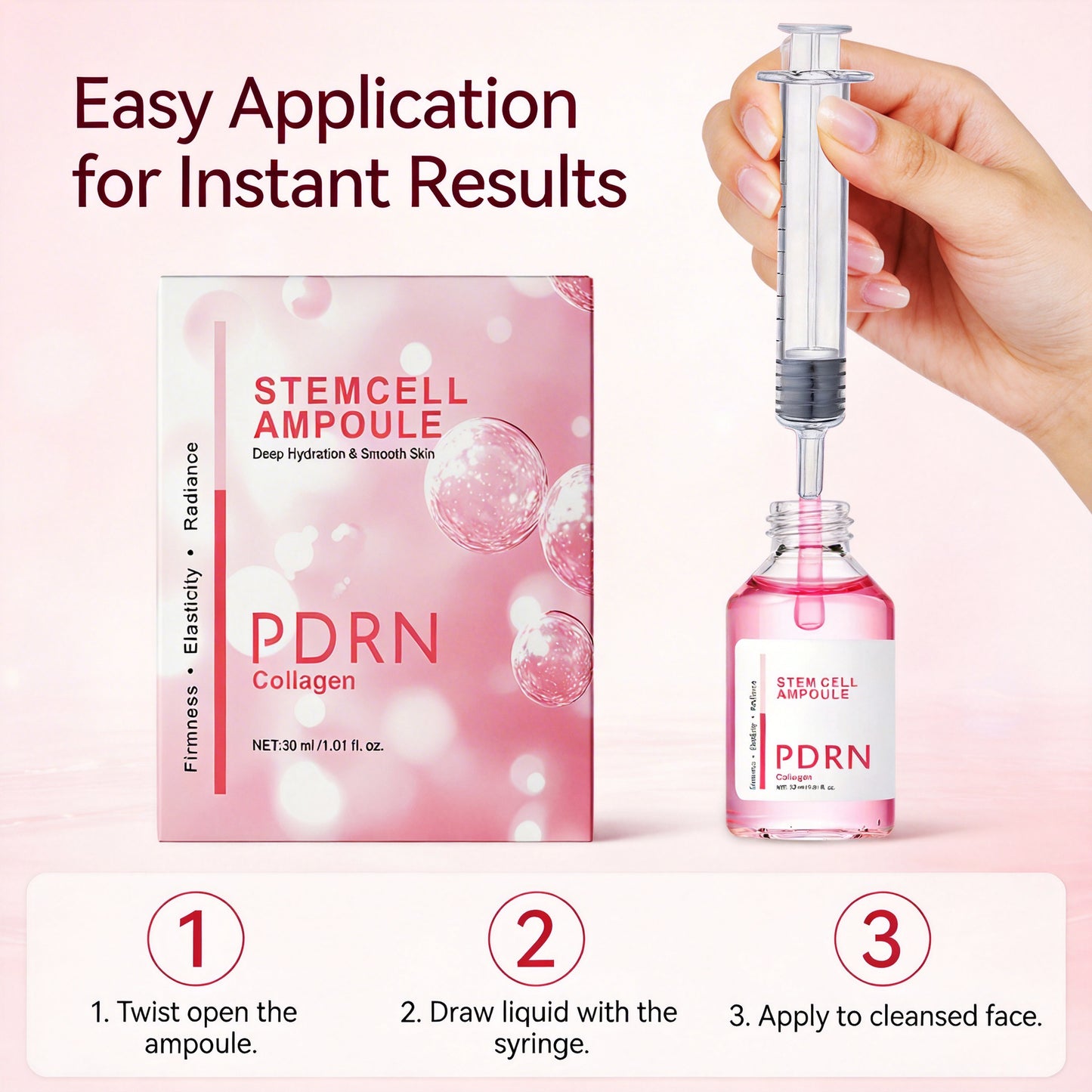 Silk Collagen Peptide Ampoule — Single-Dose Skin Boost 30ml