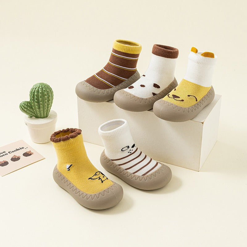 Cozy Grip Mid-Calf Sock Shoes for Little Walkers — product photo