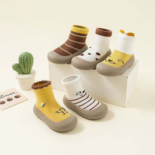 Cozy Grip Mid-Calf Sock Shoes for Little Walkers — product photo