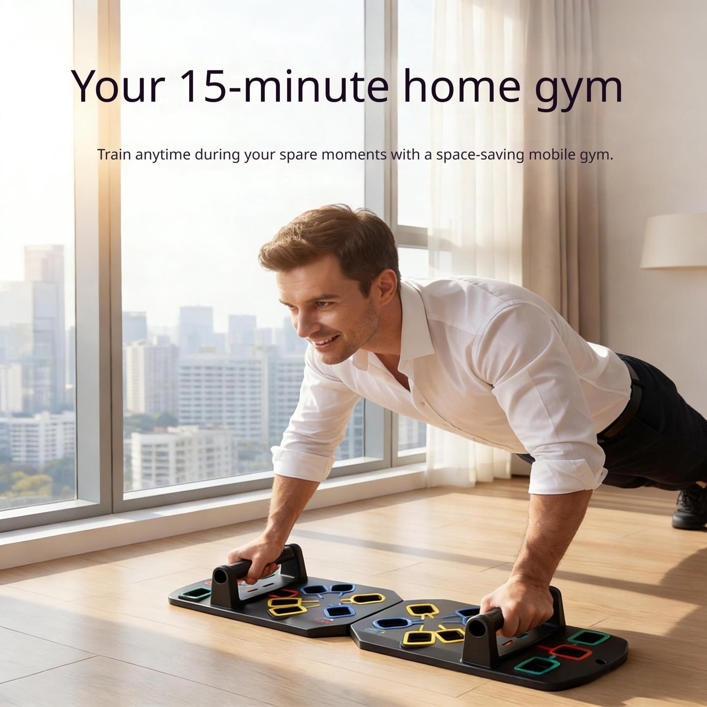 Multifunctional Push-Up Board – Full Body Home Workout System