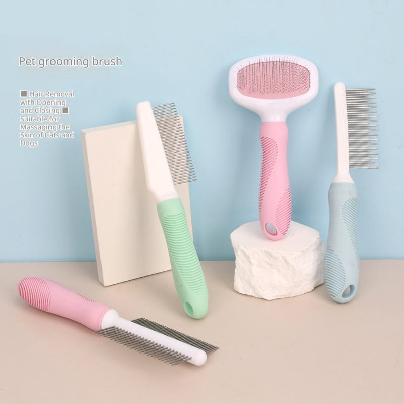 Cat Deshedding & Detangling Comb – Gentle Grooming Tool — product photo