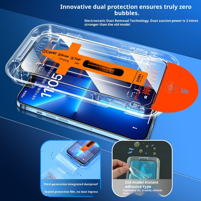Crystal Clear Tempered Glass Screen Protector — product photo