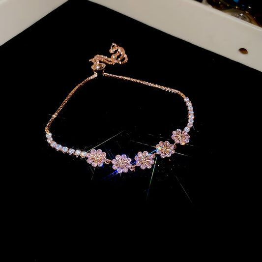 Round Zircon Drawstring Bracelet – Vintage Luxe Wrist Jewel