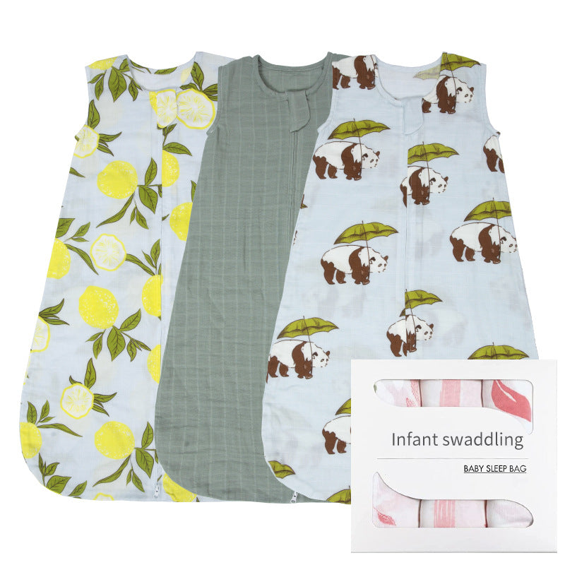 Bamboo Gauze Baby Sleep Vest — Soft Layer for Warm Nights — product photo