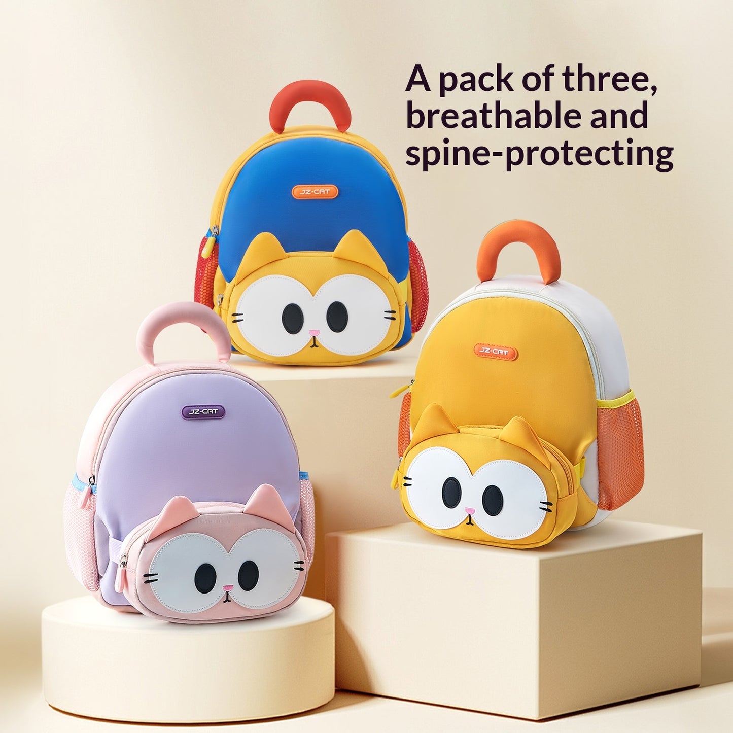 Little Explorer Mini Backpack - Cute Cartoon Kindergarten Bag — product photo