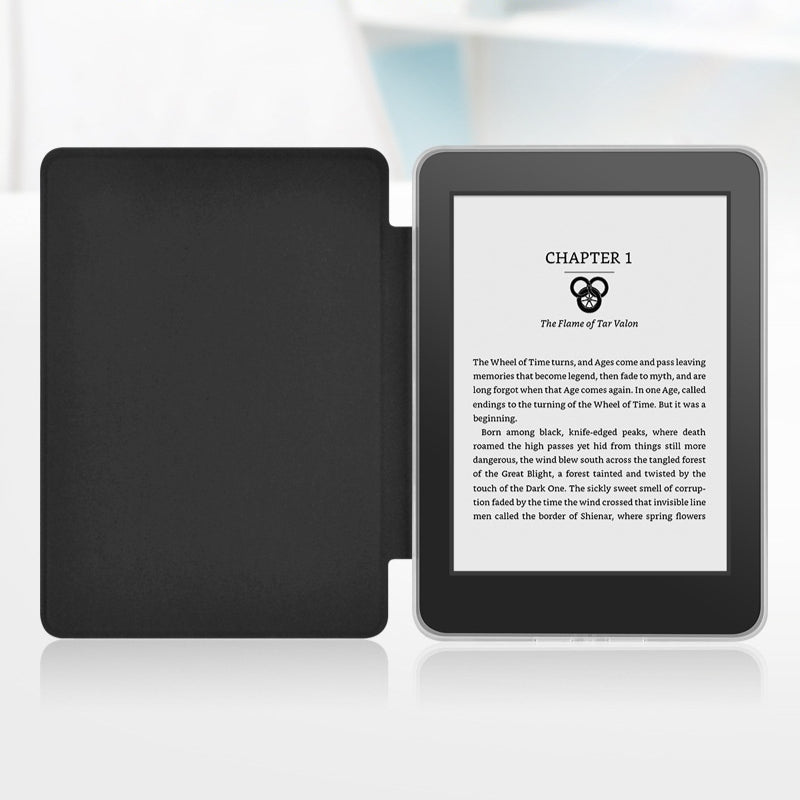 Magnetic Snap Leather Cover with Acrylic Shield — product photo