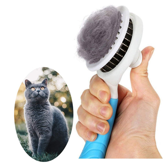 Self-Cleaning Slicker Brush for Cats, Dogs & Rabbits — product photo