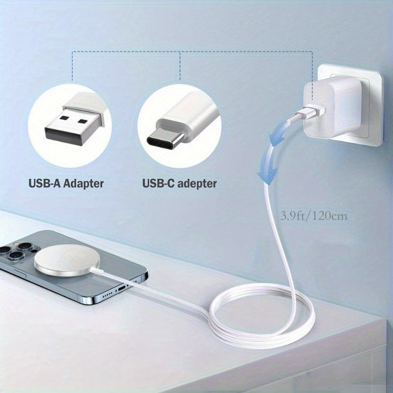 2-in-1 Magnetic Wireless Charger - Ultra-Thin Duo Charging Pad — product photo