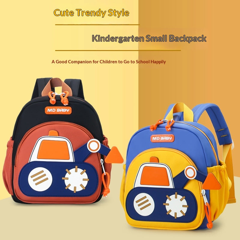 Little Excavator Kids Backpack - Cute Construction Buddy — product photo