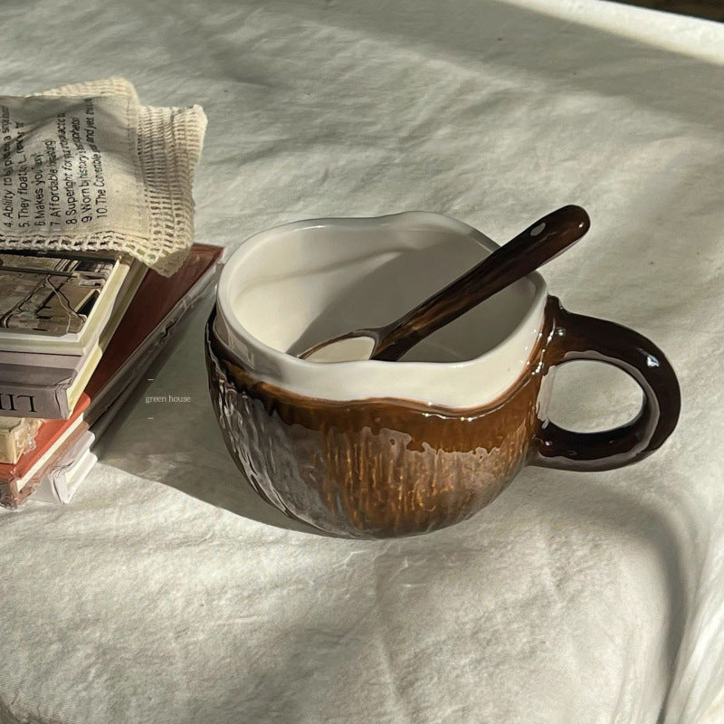 Matte Ceramic Coconut Coffee Mug — product photo