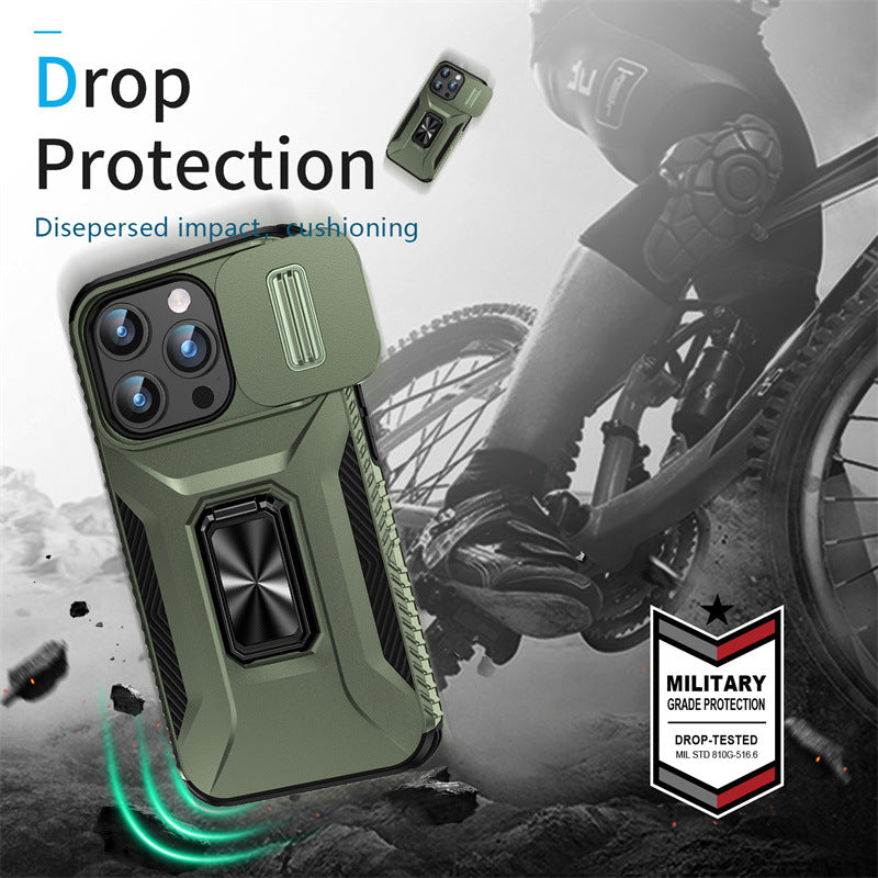Ring-Pull Sliding Window Phone Case for 17 Pro Max — product photo