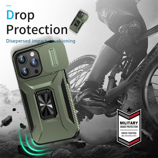 Ring-Pull Sliding Window Phone Case for 17 Pro Max — product photo