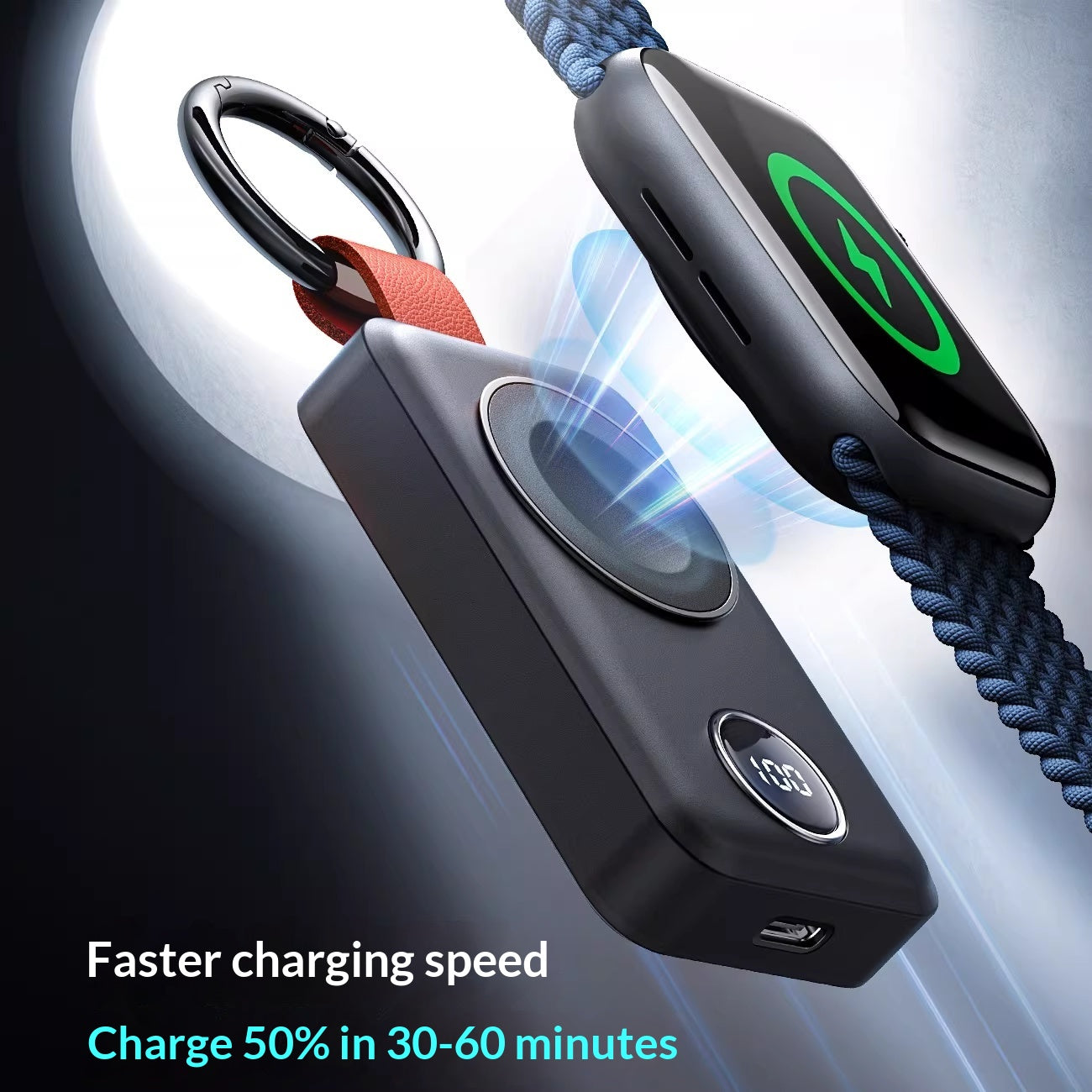 SnapCharge Portable Magnetic Wireless Charger 2000mAh — product photo