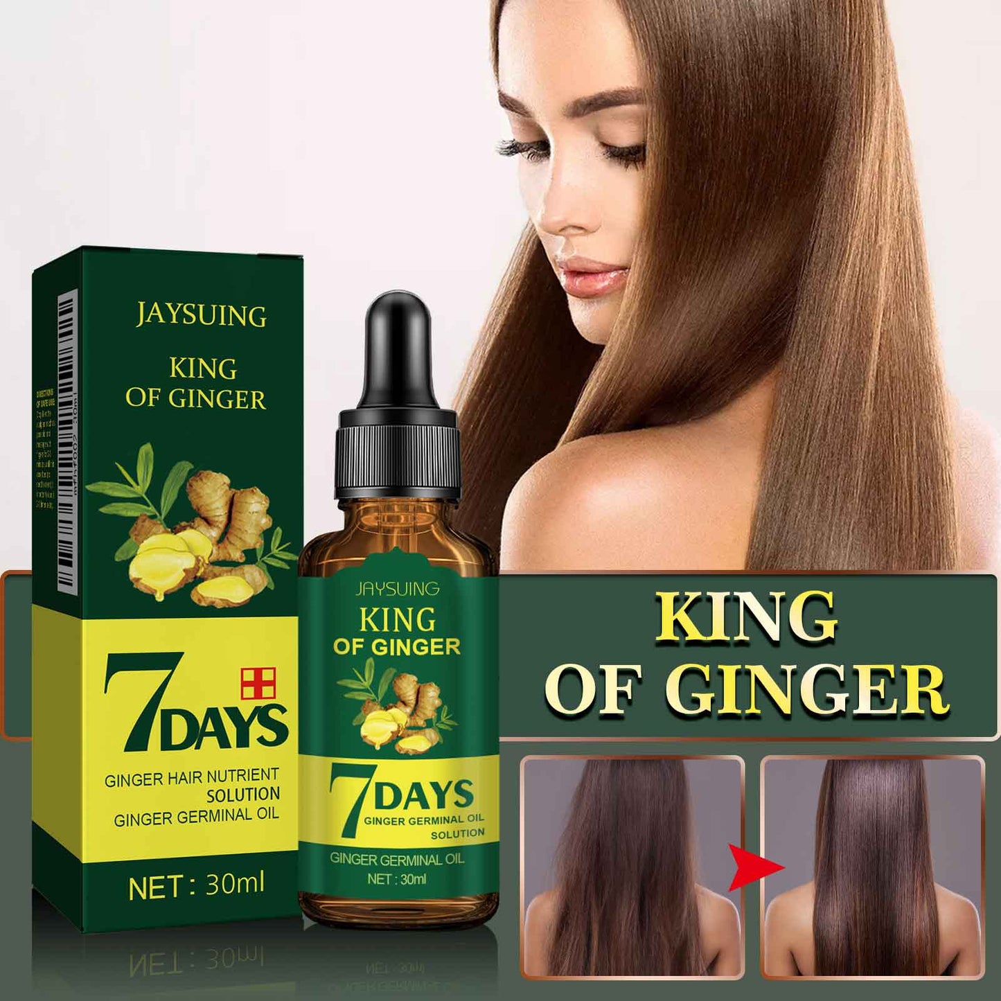 Ginger King Strong Root Shampoo - Travel Size 30ml