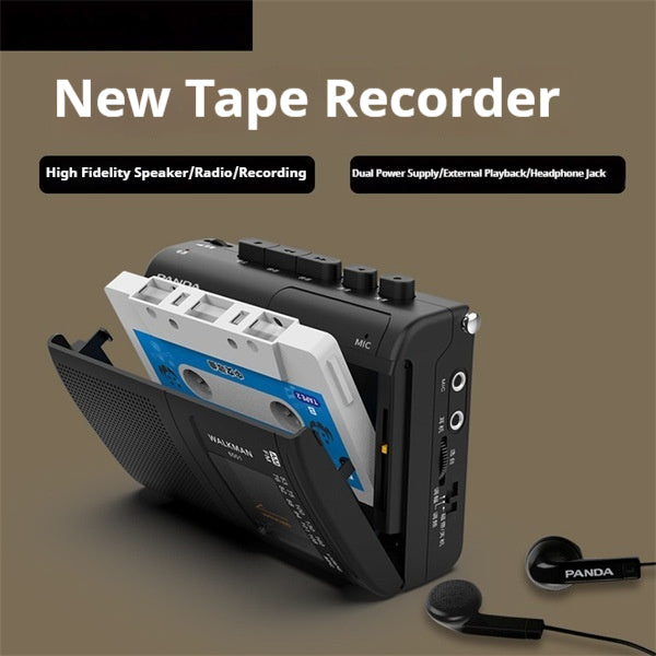 Retro Cassette Walkman – Portable Tape Player & Recorder