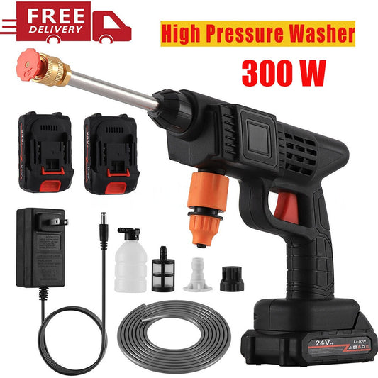 Portable Wireless Mini Car Wash Water Gun – Cordless Power Wash — product photo