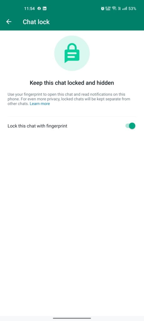 How to turn on chat lock - Trending-Post